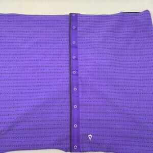 Lululemon Kids Ivivva Village Chill Scarf Size OS Purple Gray with Snaps